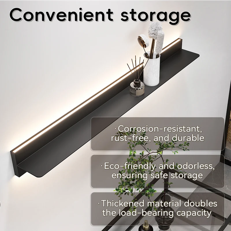 Black Laminated Stainless Steel Storage Rack